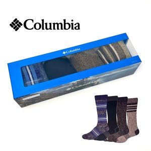 Columbia Men’s Soft Cotton Blend Socks in Gift Box